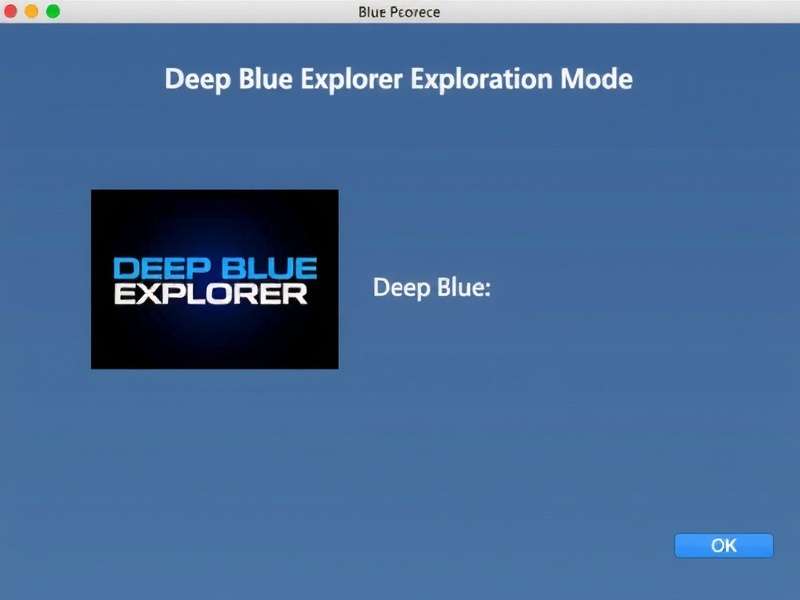 Exploration Mode Gameplay Deep Blue Explorer Exploration Mode